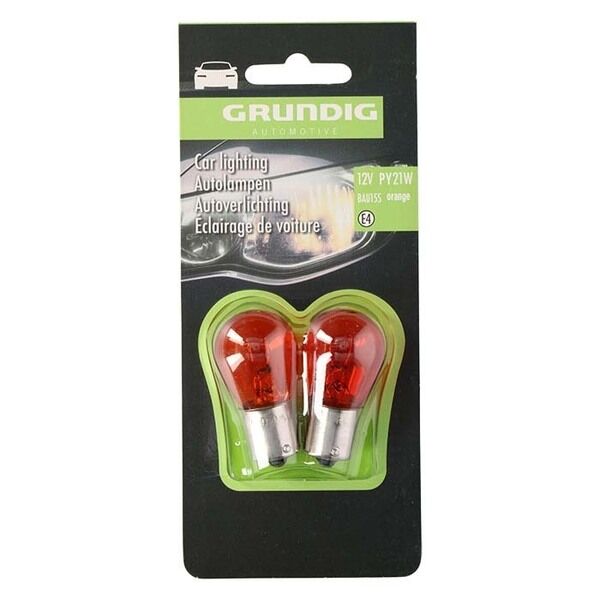 Grundig Autopærer 21W 12V -  2 stk. Orange