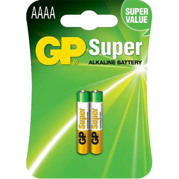 Gp 25a-u2 /lr61/aaaa batterier 2 stk.