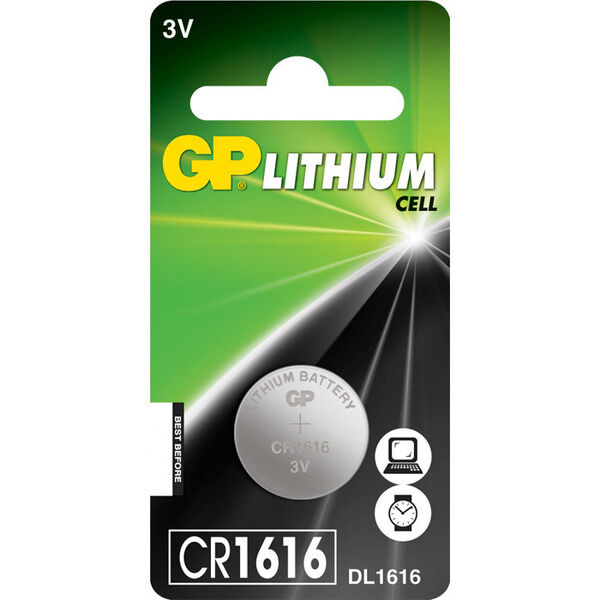 Gp cr1616  batteri stk.