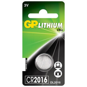 Gp cr2016 batteri stk.
