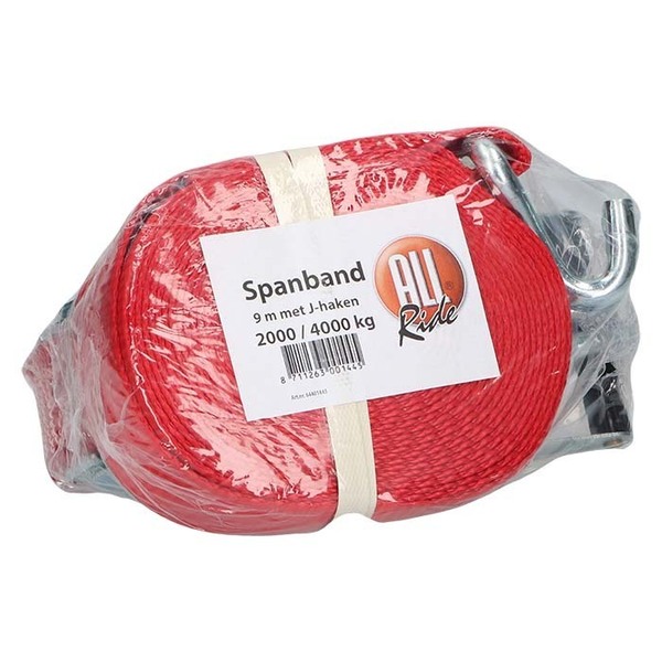 Allride Spænderem, heavy duty, 2 kroge, 9m, op til 2000