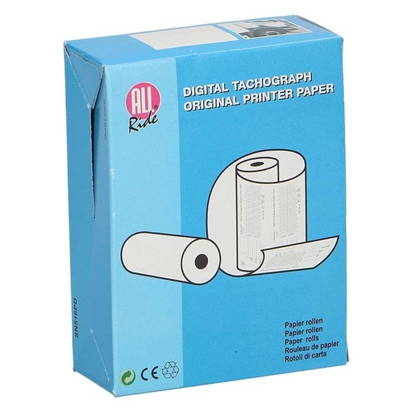 Allride Digital fartskriverpapir, til nyere lastbiler,