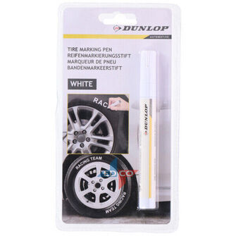 Dunlop dækstift - hvid dæk pen