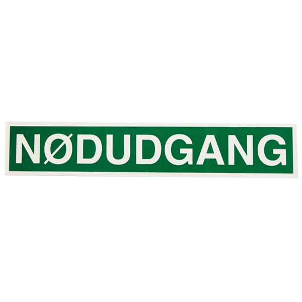 Nødudgang klæbemærker