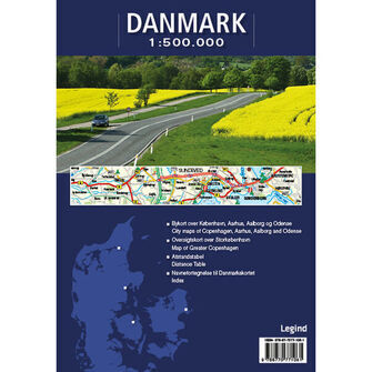 Danmark fold ud-kort