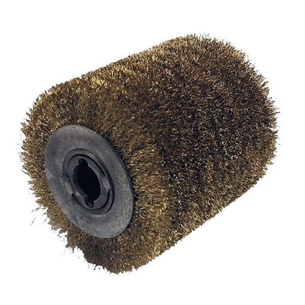 Brass steel hard brush wheel