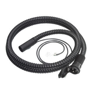 Miniplug indtagskabel 2,0m sort