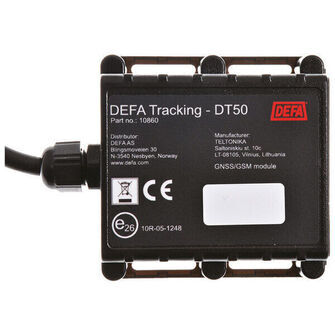 DEFA dt50 tracking (kræver forh. login)