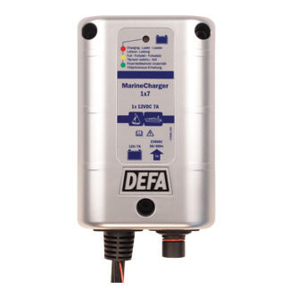 DEFA marinecharger 12v 1 x 7a schuko