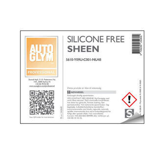 Label Autoglym Silicone Free Sheen