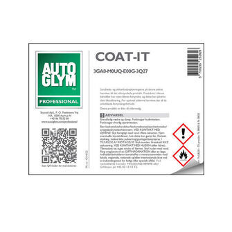Label Autoglym Coat-It