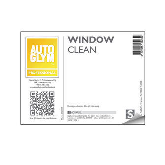 Label Autoglym Window Clean