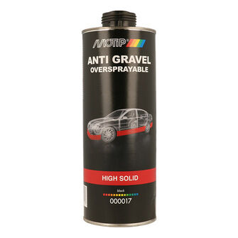 Motip sort stenslagsspray ekstra fast - 1000 ml.