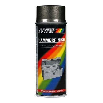 Motip Hammerlak spray sort 400ml.