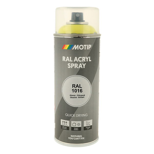 Motip Ral 1016 high gloss sulphur yellow