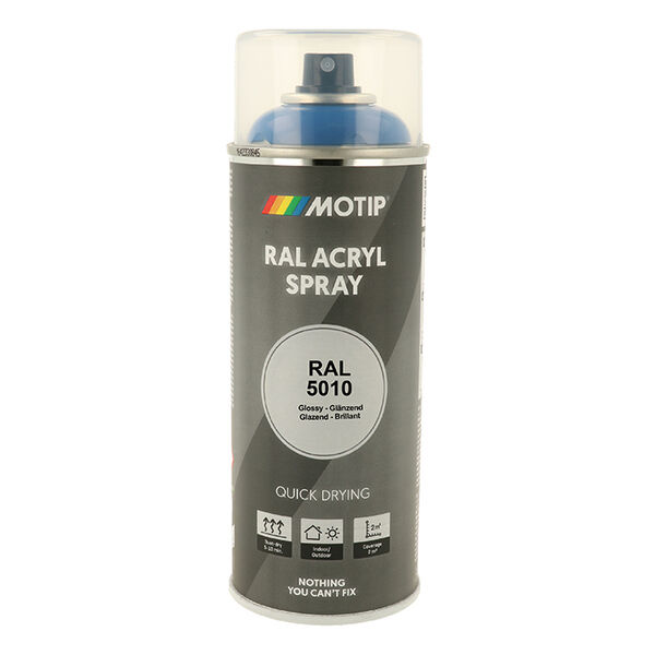Motip Ral 5010 high gloss gentian blue
