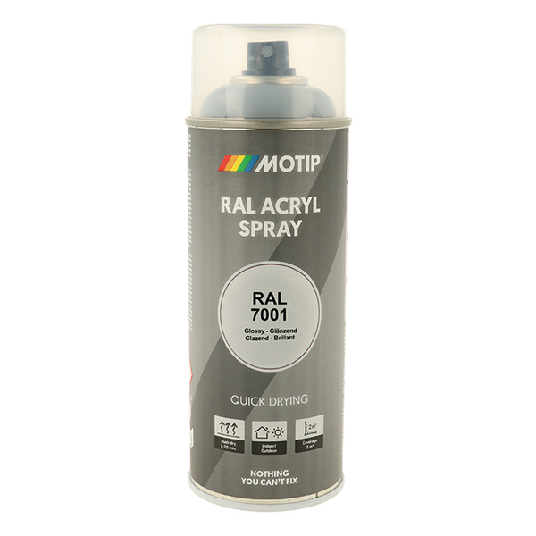 Motip Ral 7001 high gloss silver grey