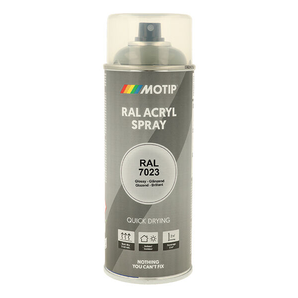 Motip Ral 7023 high gloss concrete grey