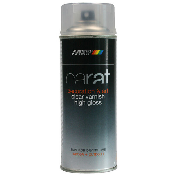 Motip Carat klarlak højglans 400ml.