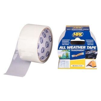 All Weather Tape transparent, 48mm x 5m