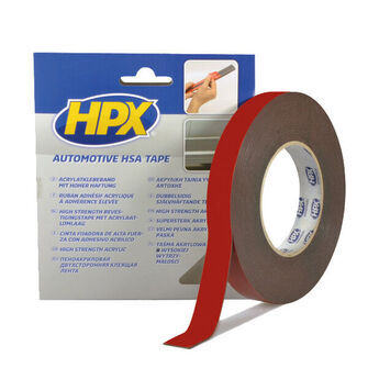 HPX dobbeltklæbende tape 6mm x 10m