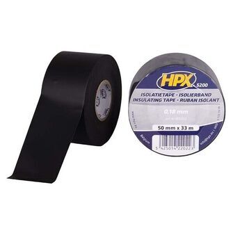 HPX isolerbånd sort 50mm x 33m