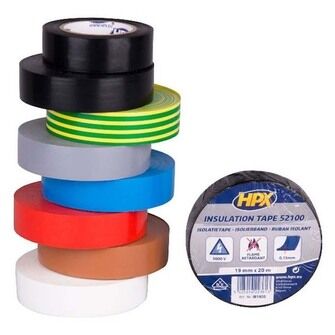Lux isolerbånd mixed10 rl. 19mm x 20m