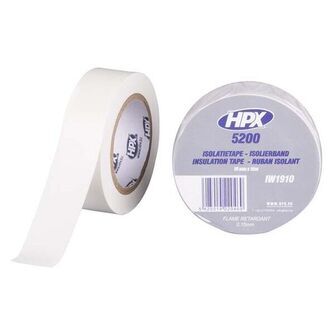 HPX isolerbånd hvid 19mm x 10m