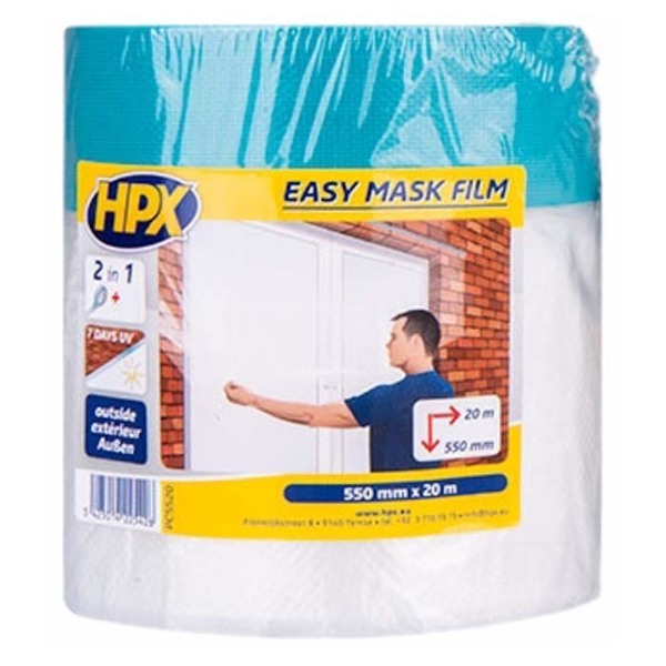 HPX afdækningsfilm til overflader 550mm x 20m
