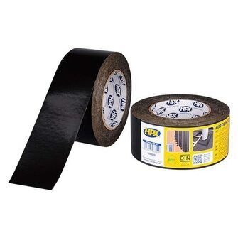 HPX PE film tape, sort uv, 60mm x 25m
