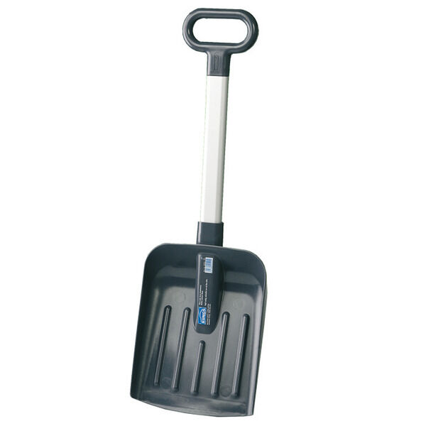 Kungs sneskovl med aluskaft og plastblad