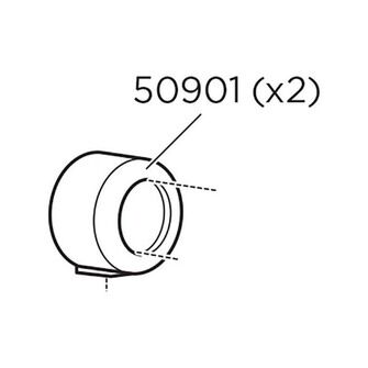 Thule plastkappe (2 stk)