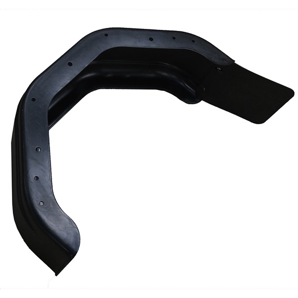 Brenderup skærm med stænkklap til Brenderup 2000-serie - 200/660 mm  - højre