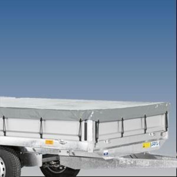  Flad presenning, grå til Saris PS/PKC