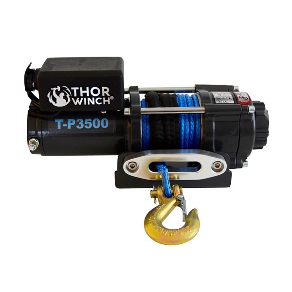 Thor Winch spil T-P3500 12V - 1588 kg med reb