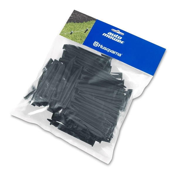 Husqvarna Pløkker til grænsekabel, 100 stk.
