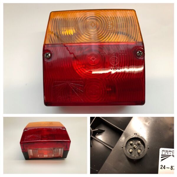 Minipoint højre/venstre baglygte m. nr.pladelys