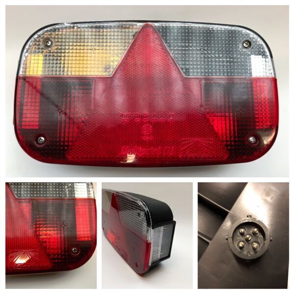 Multipoint 3 - venstre baglygte med nummerplade- og tågelys