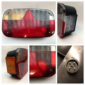 Multipoint 3 - venstre baglygte m. nr.pladelys, sidemarkeringslygte og tågelys