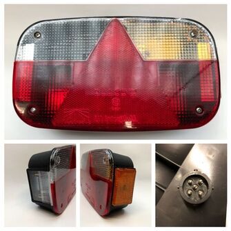 Multipoint 3 - højre baglygte m. nr.pladelys og sidemarkeringslygte