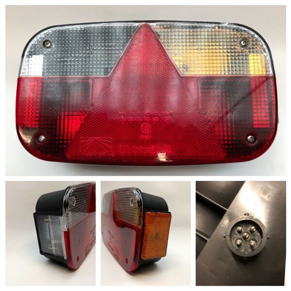 Multipoint 3 - højre baglygte m. nr.pladelys og sidemarkeringslygte