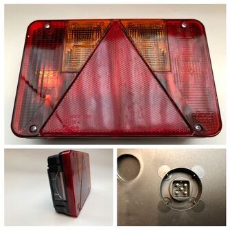 Radex 5900-11 - højre baglygte med indbygget nummerpladelys