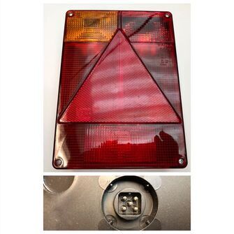 Radex 6800-2  -  venstre baglygte uden sidemarkering