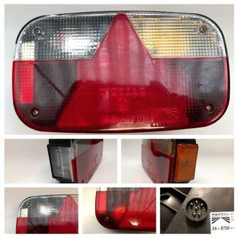 Multipoint 3 - højre baglygte m. nr.pladelys 