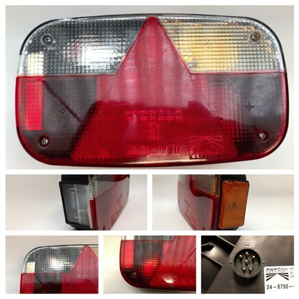 Multipoint 3 - højre baglygte m. nr.pladelys 