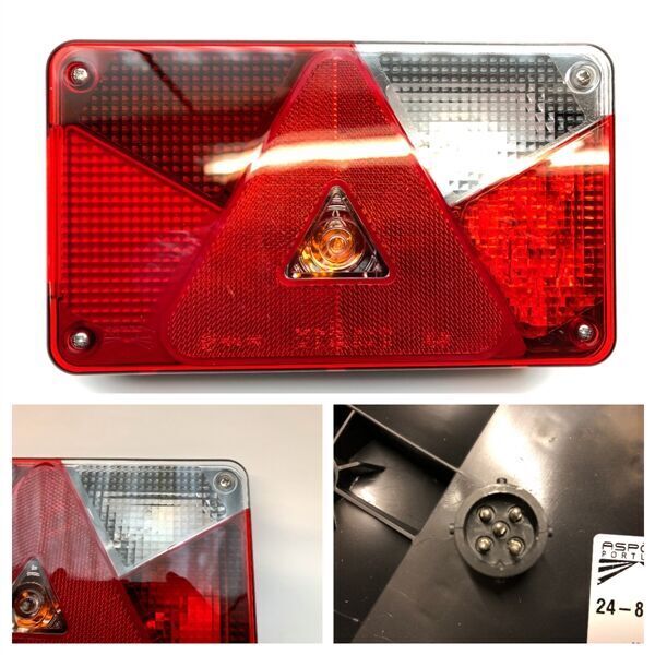 Multipoint 5 - højre LED baglygte m. baklys