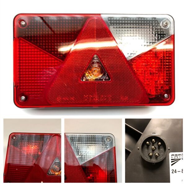 Højre LED-baglygte med tåge- og baklys - Multipoint 5