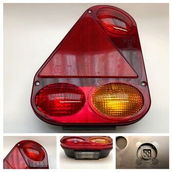 Radex 2900 10 - Venstre baglygte med nummerpladelys