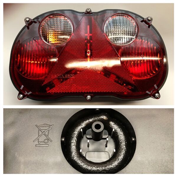 Radex 8500-3 vandtæt venstre baglygte