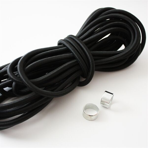 Elastiksnor - 7,5 meter med klemmer